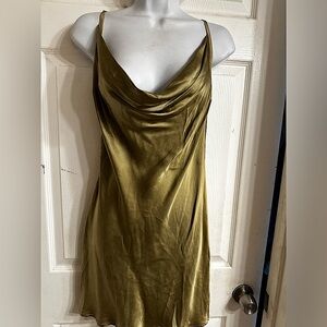 Gold Silk dress